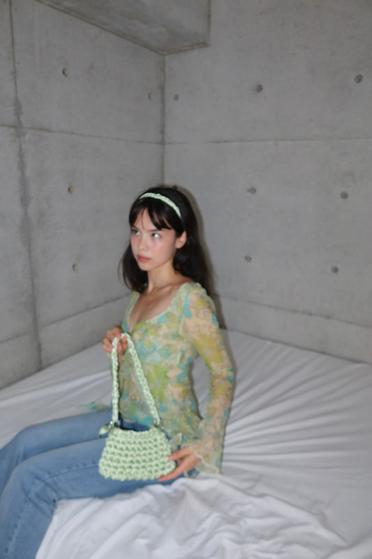 Baby Ribbon Bag ♡Light Green/緑♡
