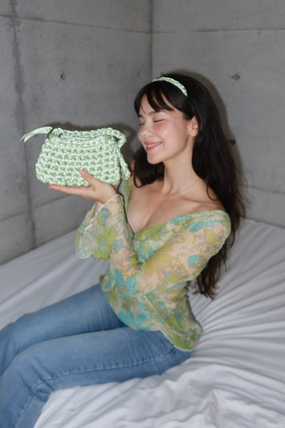Baby Ribbon Bag ♡Light Green/緑♡