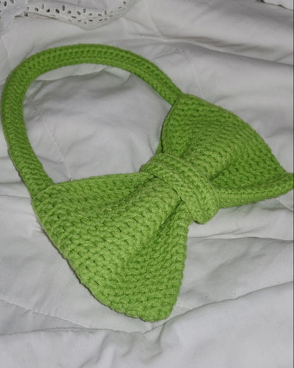 Duo Bow Bag ♡Light Green/黄緑♡