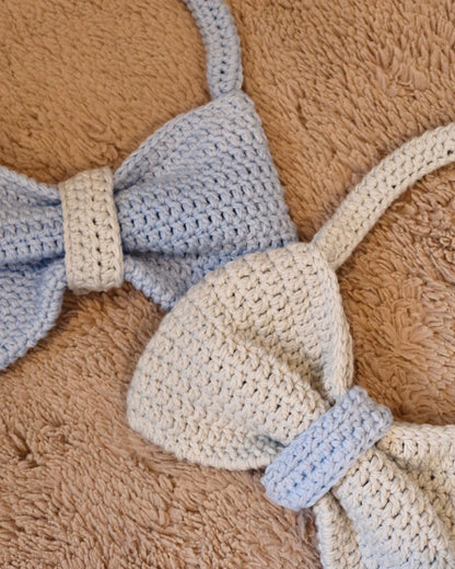Duo Bow Bag ♡Pastel Blue/パステル水色♡