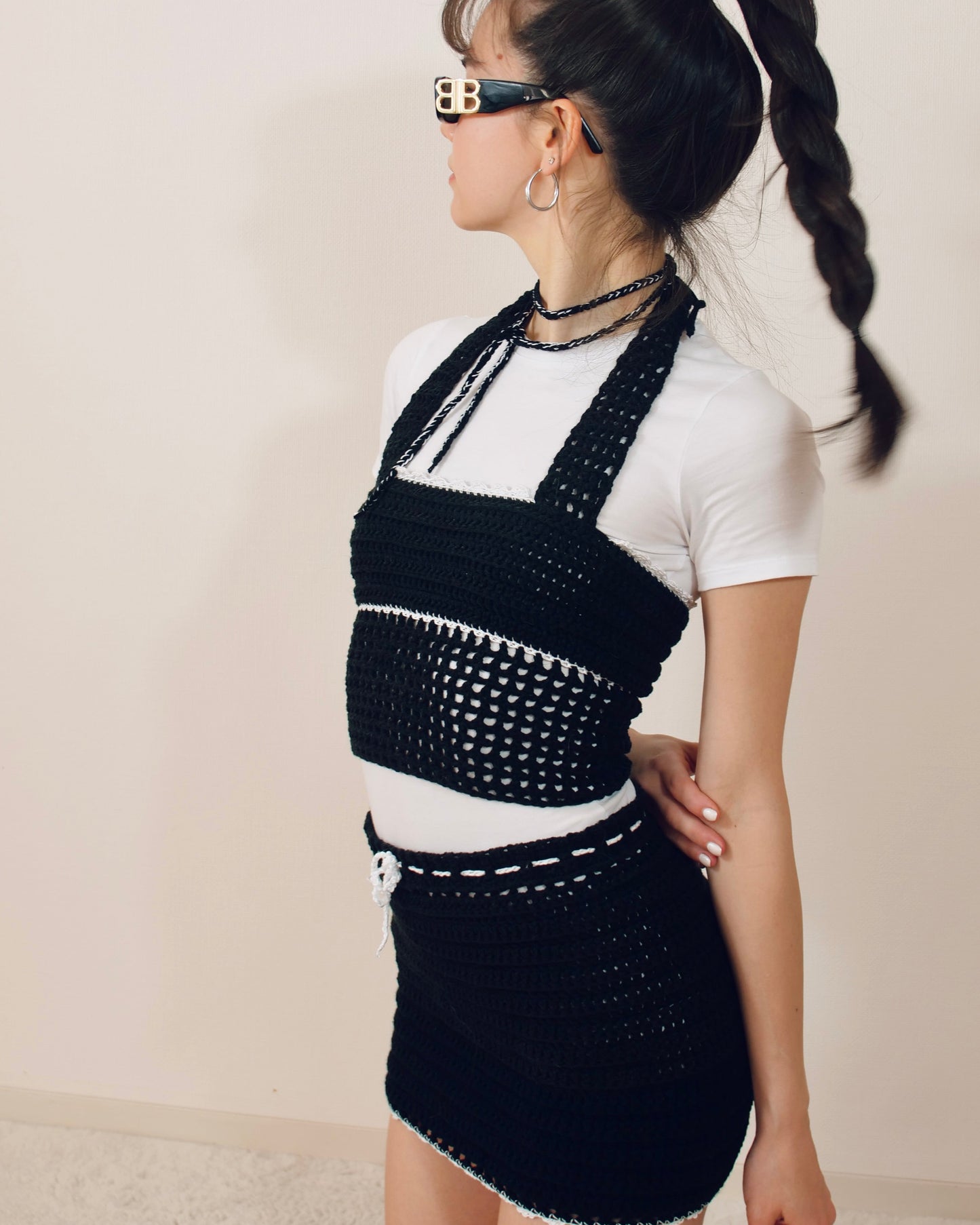 Summer Girl Skirt ♡Black/黒♡