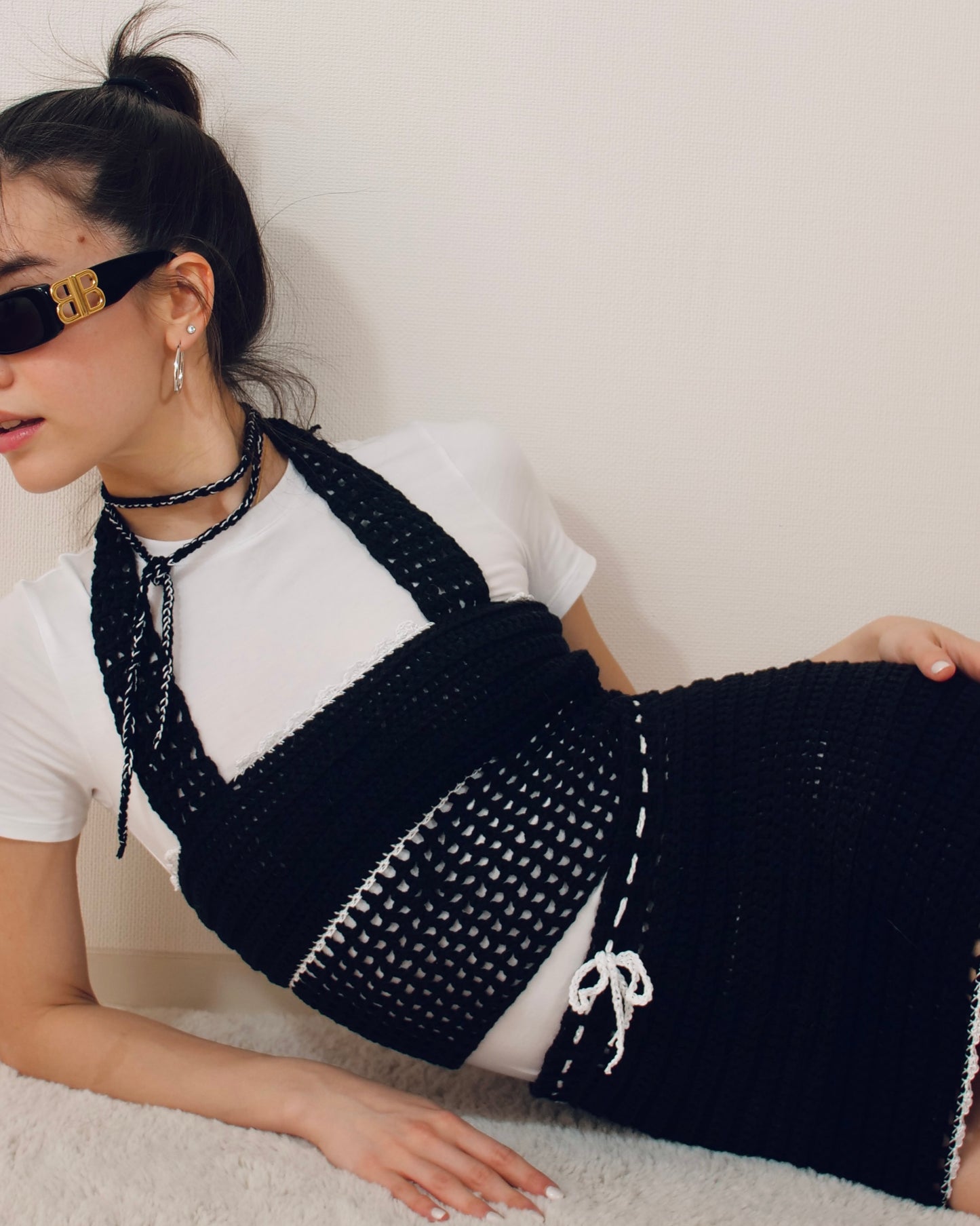 Summer Girl Skirt ♡Black/黒♡