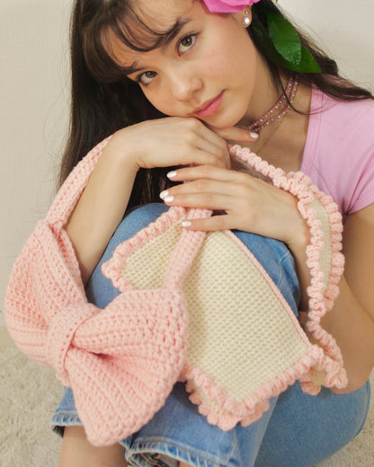 Duo Bow Bag ♡Pink/ピンク♡
